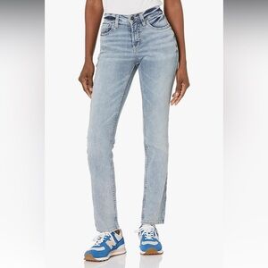 Authentic by Silver Jeans Women’s The Curvy High Slim Straight Size 6 x 31
